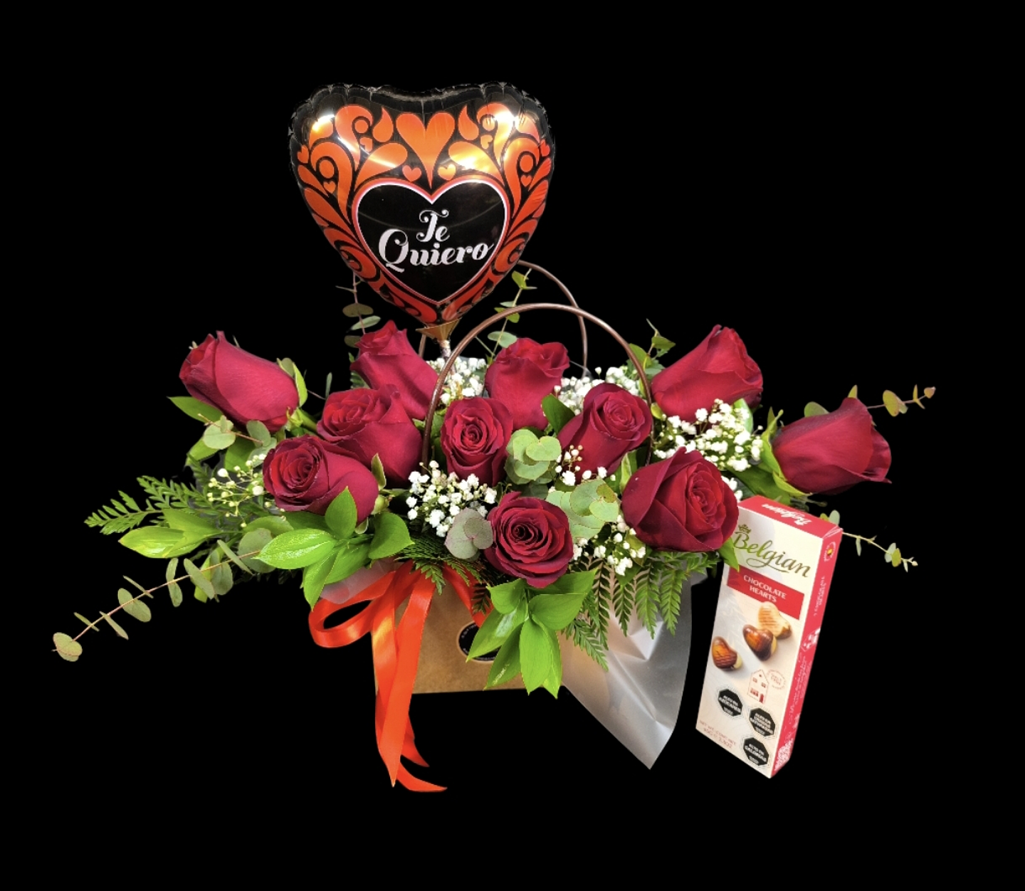 Cartera de rosas te quiero 1