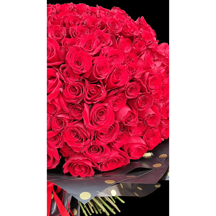 Gran red roses bouquet 2