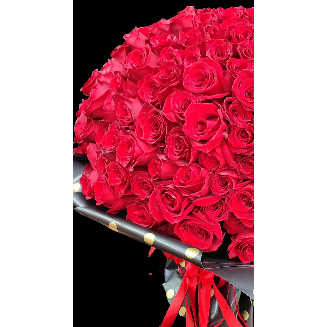 Gran red roses bouquet 3