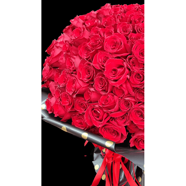 Gran red roses bouquet 3