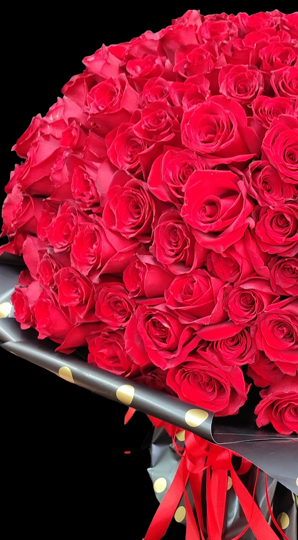 Gran red roses bouquet 3
