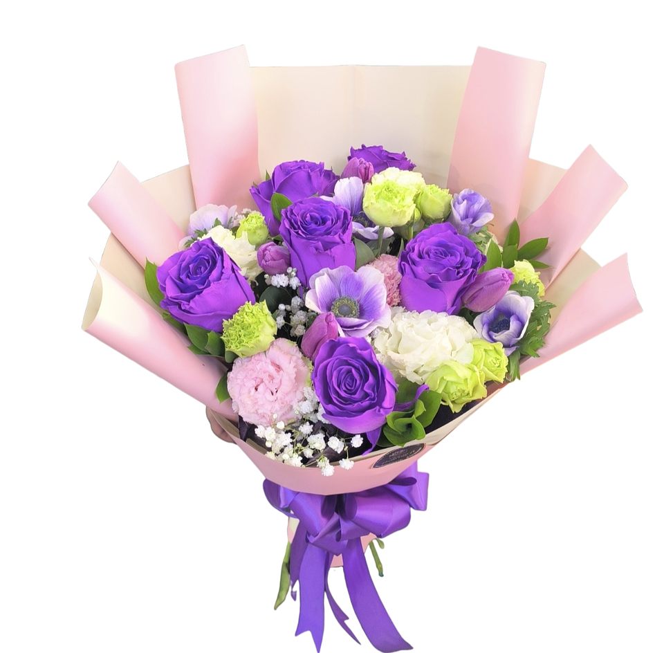 Ramo mixto púrpura 1