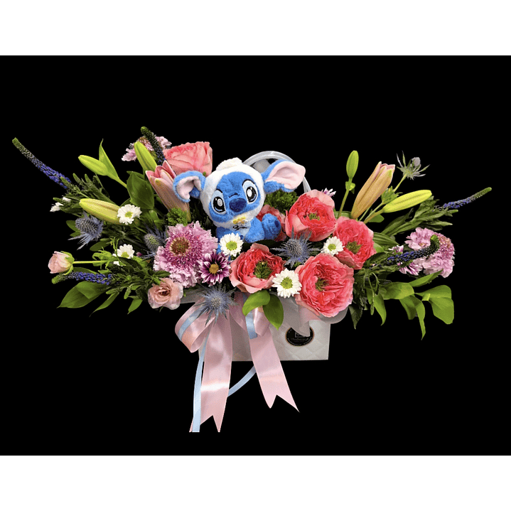 Carterita mix con Stitch llavero 1