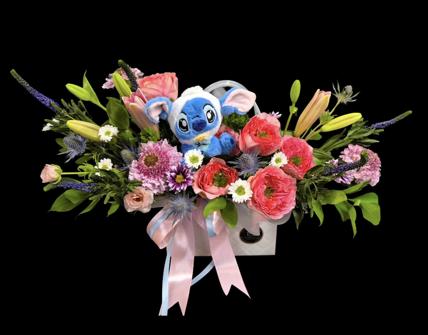 Carterita mix con Stitch llavero 1