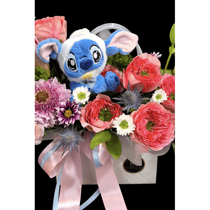 Carterita mix con Stitch llavero 2