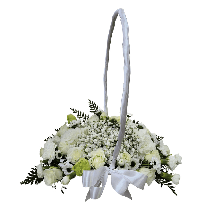 Cesta dream white anillos de matrimonio  1