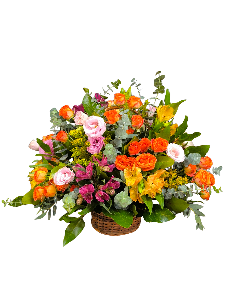 Cesta jardín Multicolor cumpleaños  1