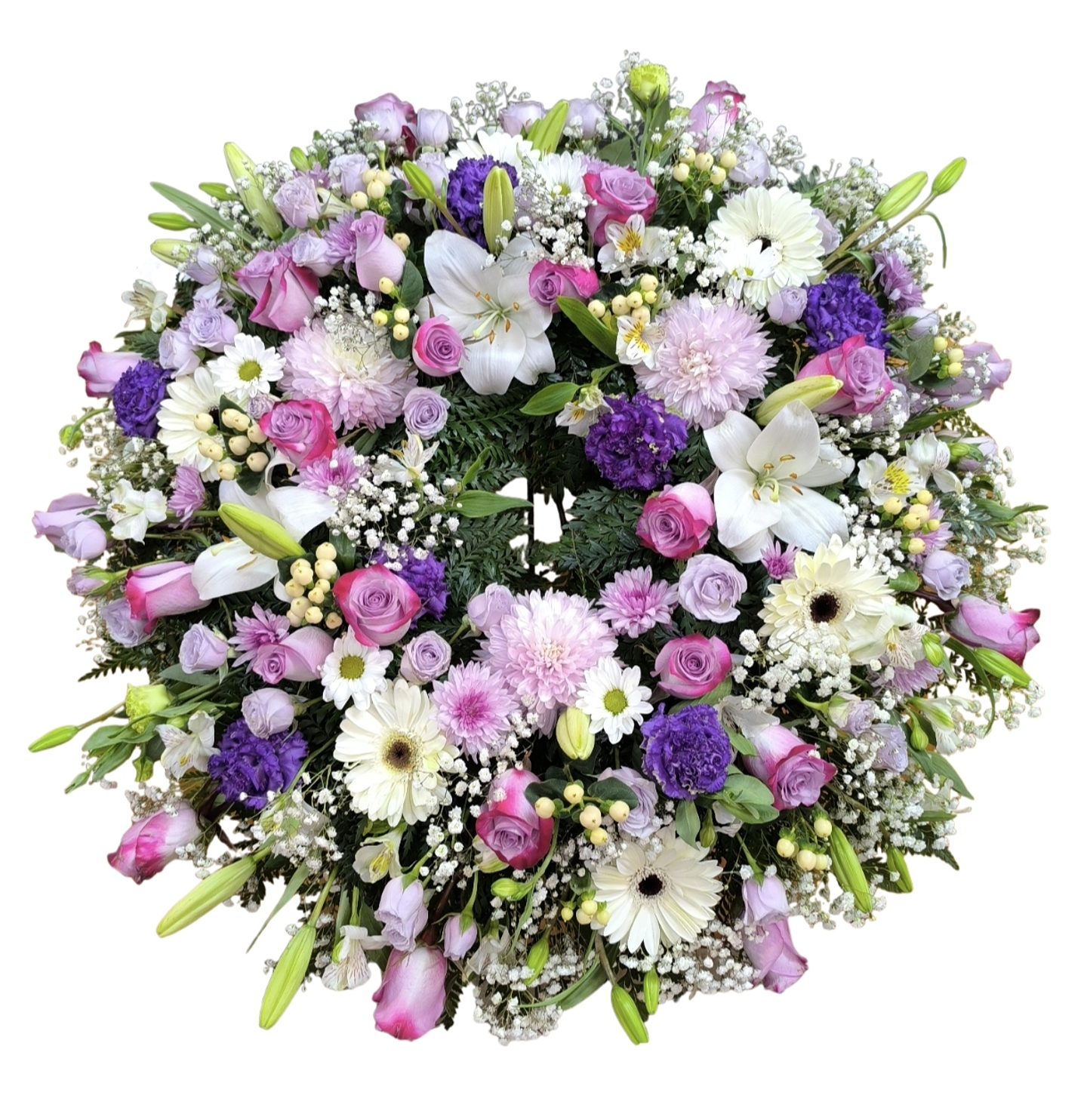 Corona de condolencias Lilas Reveù 1