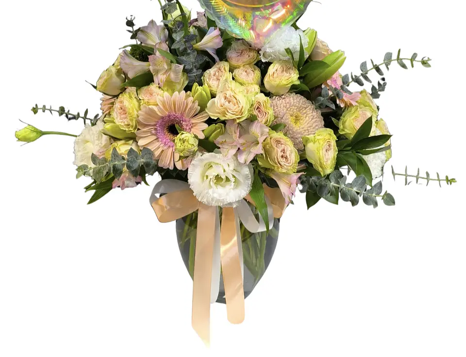 Florero bienvenido Bebé  2