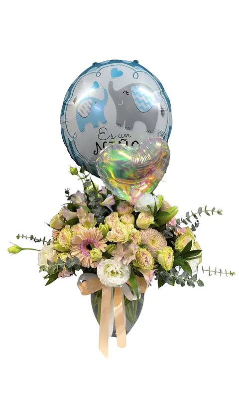Florero bienvenido Bebé 