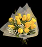 Ramo redondo 12 rosas rojas - thumbnail 2