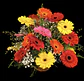 Cesta mixta gerberas  - thumbnail 2