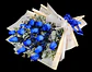 Ramo tendido de 12 rosas rojas. - Miniatura 4