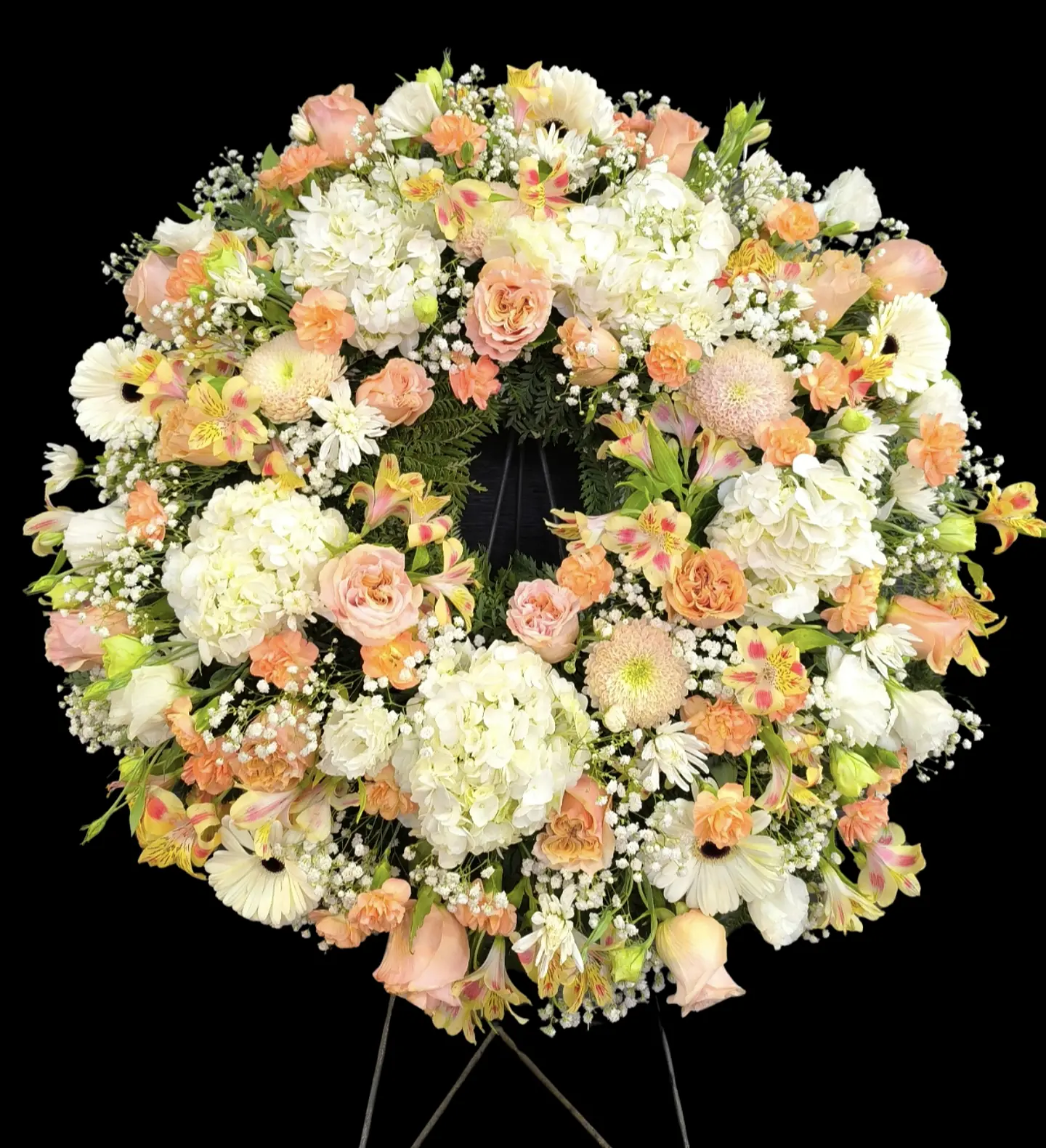 Corona de condolencias pastel 5