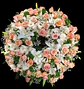 Corona de condolencias pastel - Miniatura 7