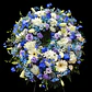 Corona de condolencias azul - Miniatura 3