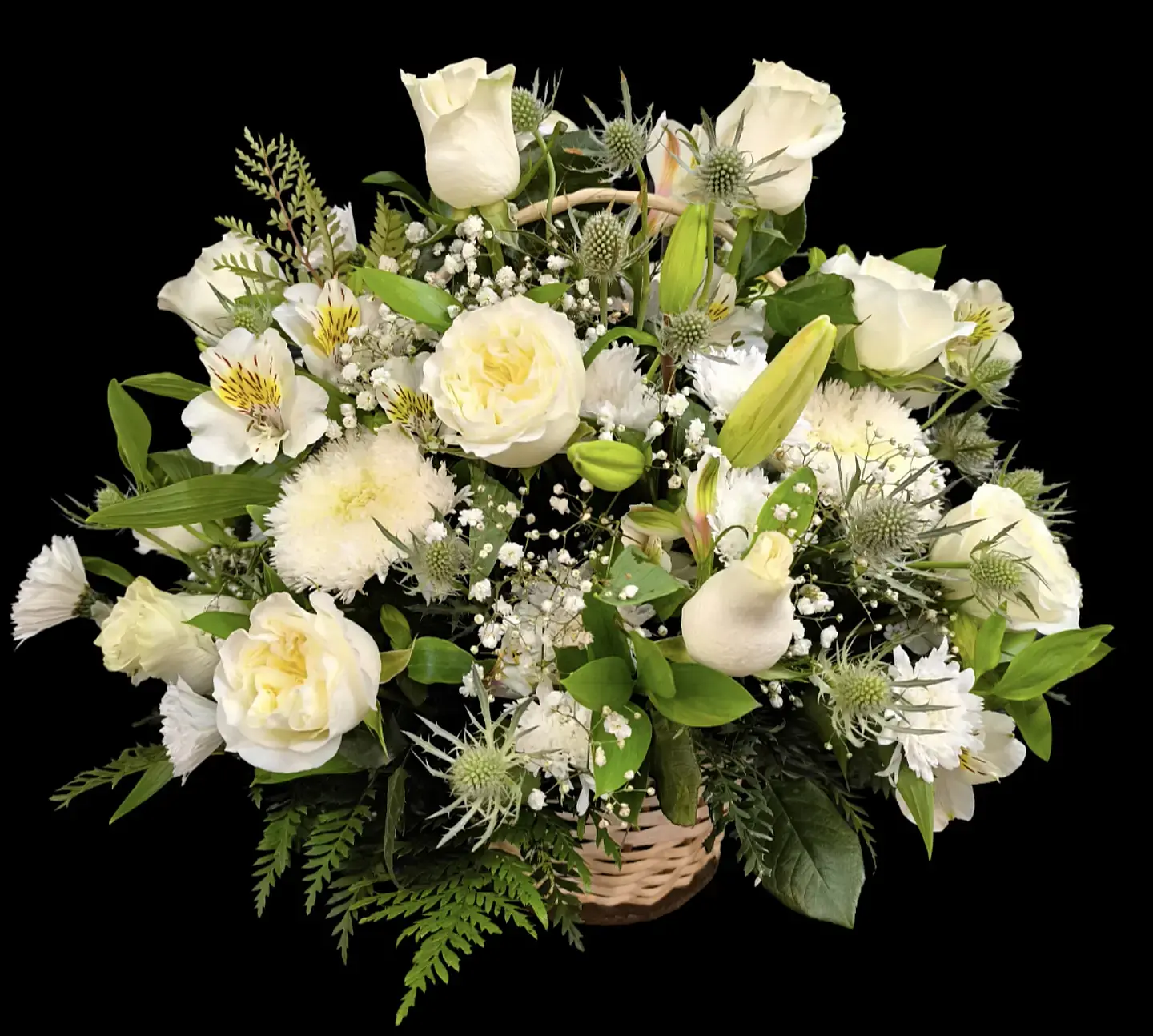 Cesta mixta blanca  5