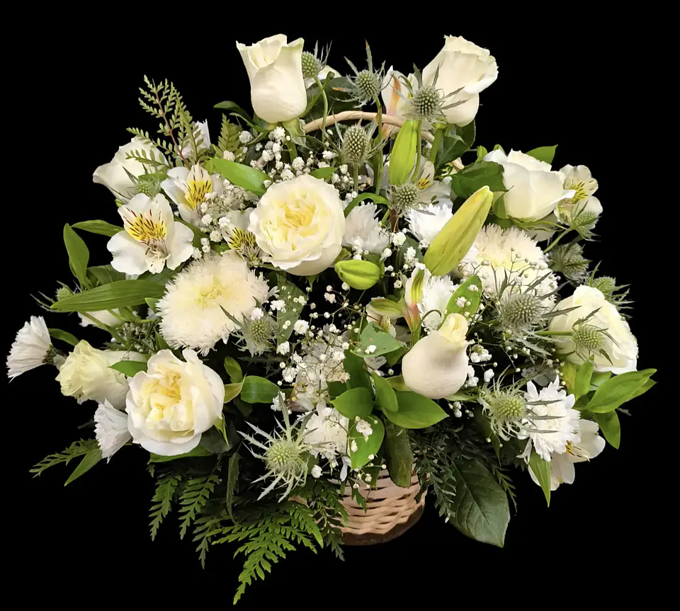 Cesta mixta blanca  5