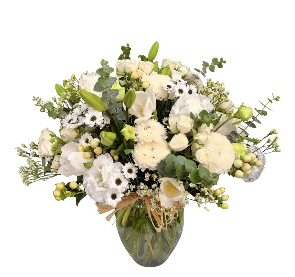 Florero Splendor white 1
