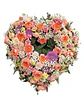 Corazón de flores mixtas pastel  - thumbnail 1