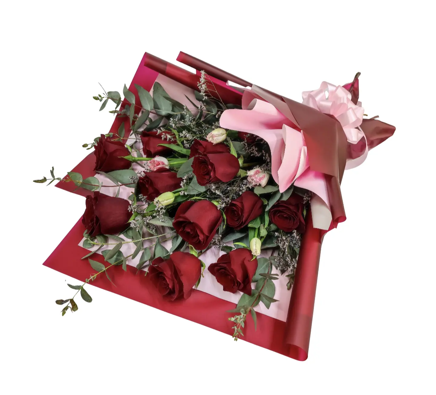 Ramo de rosas y tulipanes  1