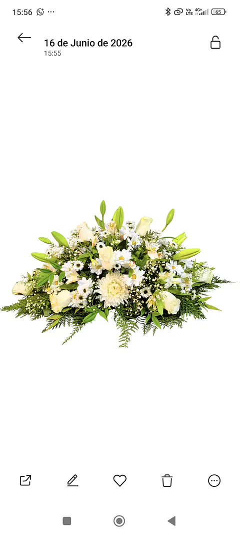 Cojín de condolencias blanco 