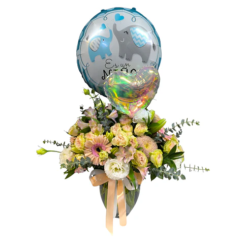 Florero bienvenido Bebé 