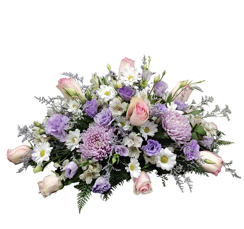 Cubre urnas pastel lila 