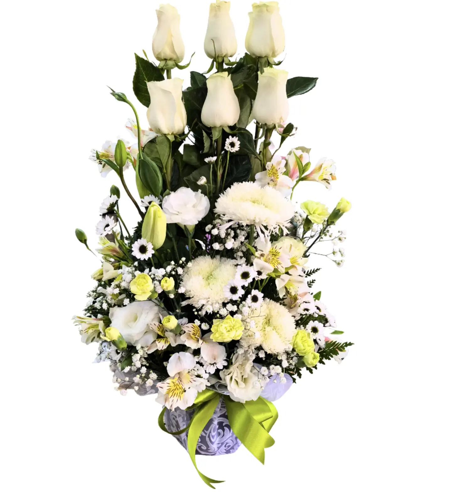 Paralelo de rosas blancas 1