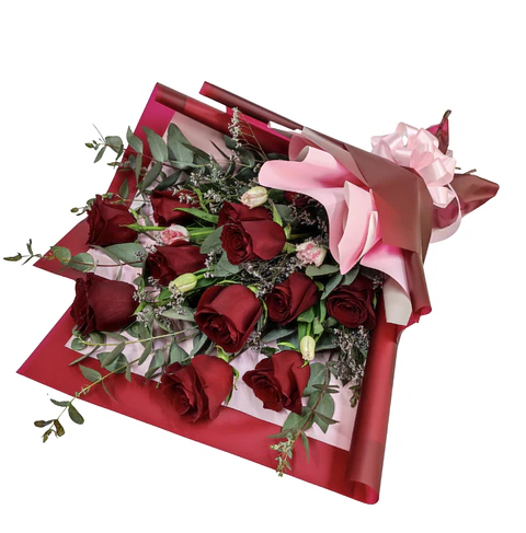 Ramo de rosas y tulipanes 