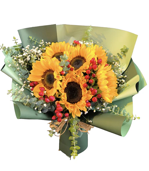 Ramo girasoles
