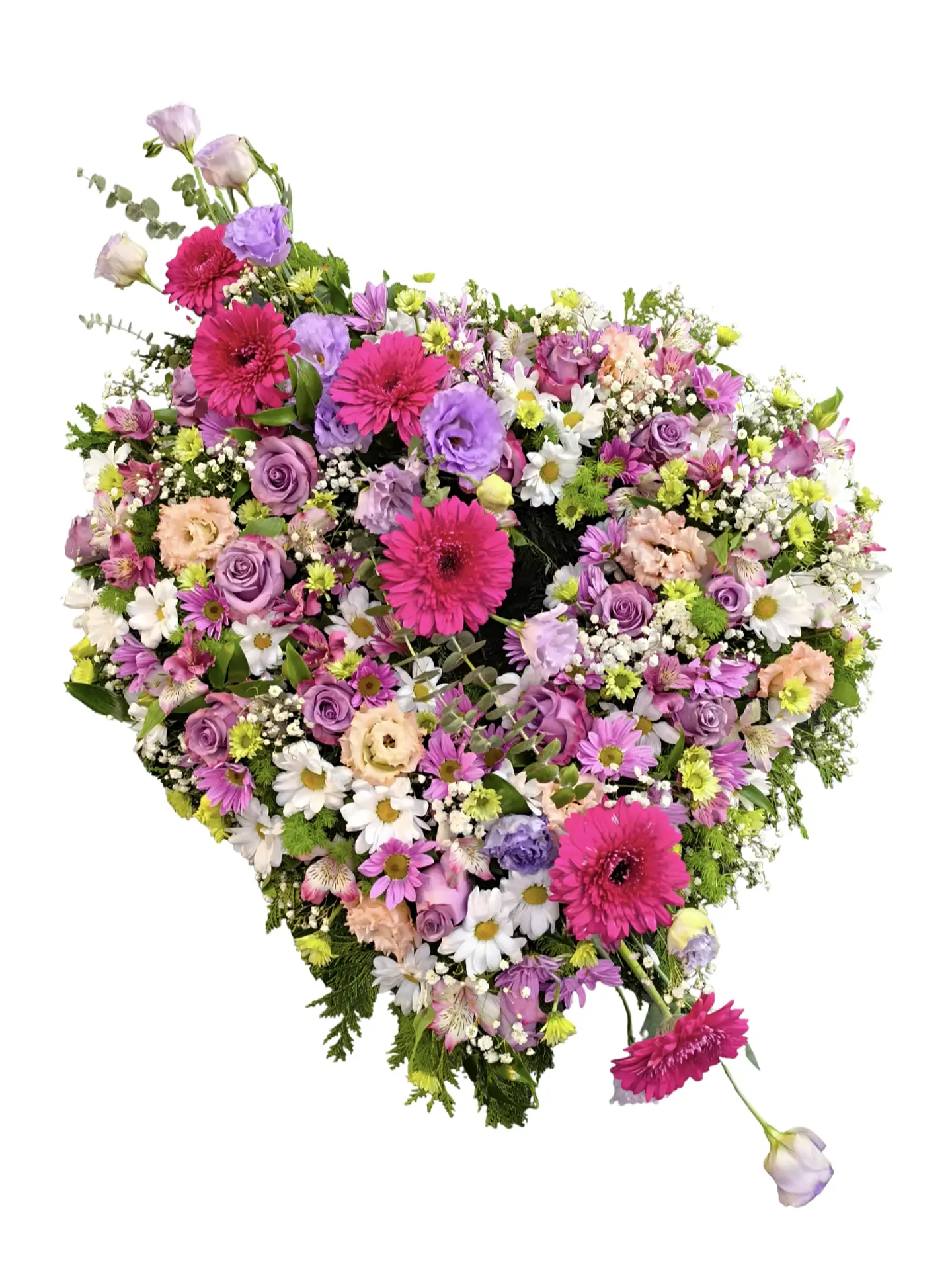 Corazon mix color rosa  1