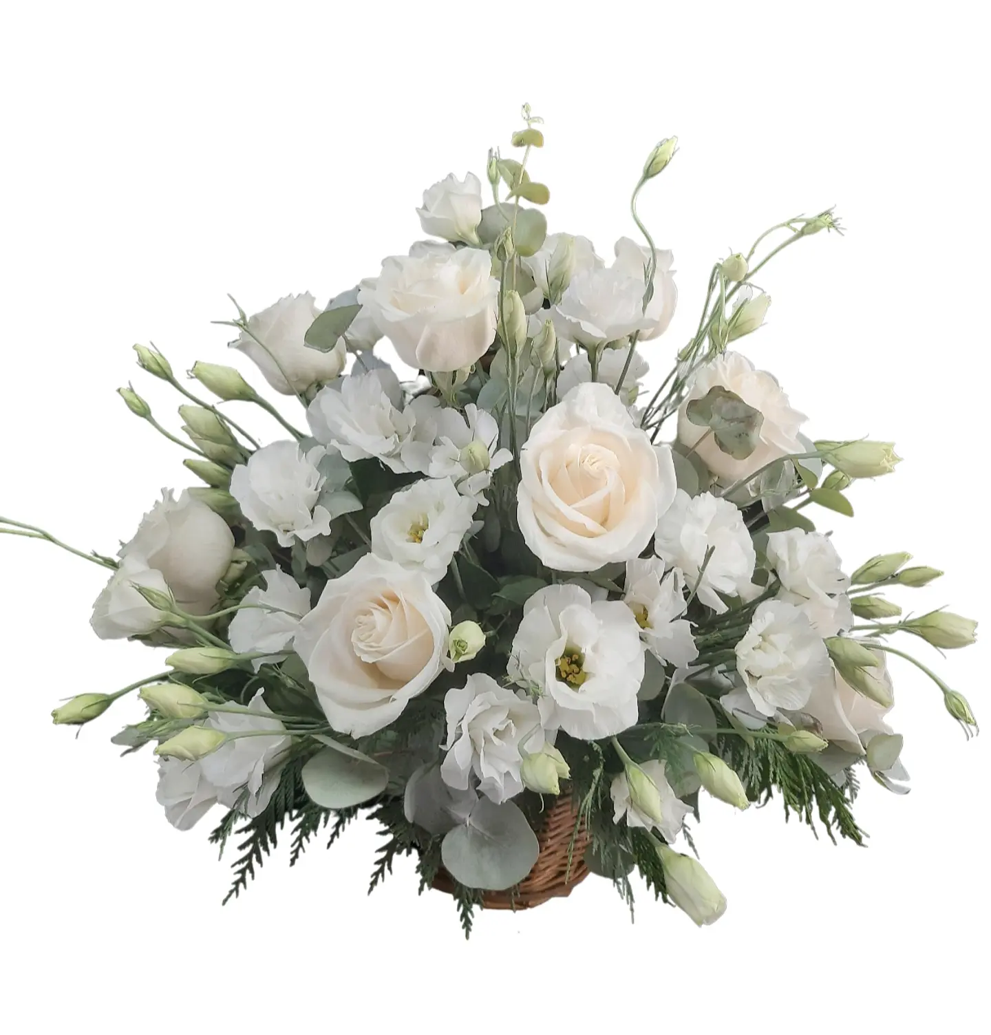 Cesta mediana blanca  1
