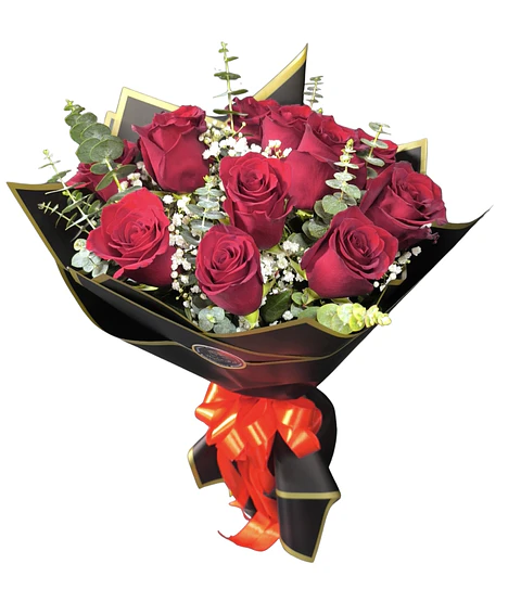 Ramo de 15 rosas rojas importadas