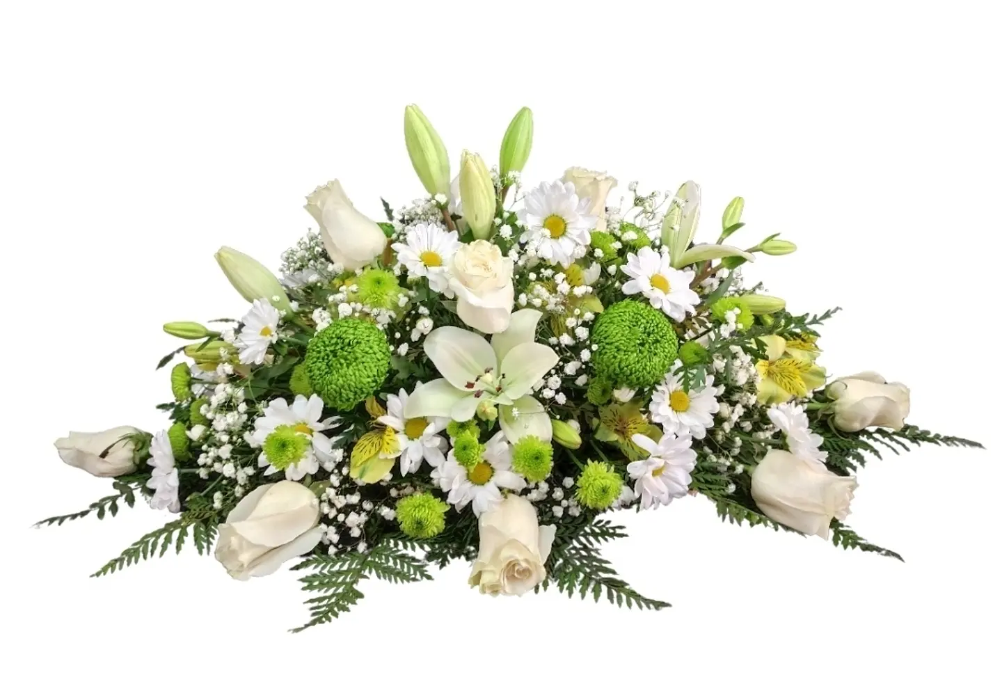 Cojín green white 1