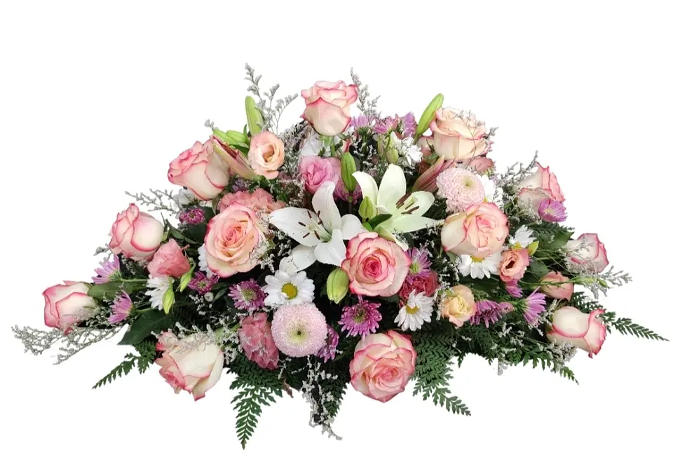 Cubre urnas rosado especial. 1