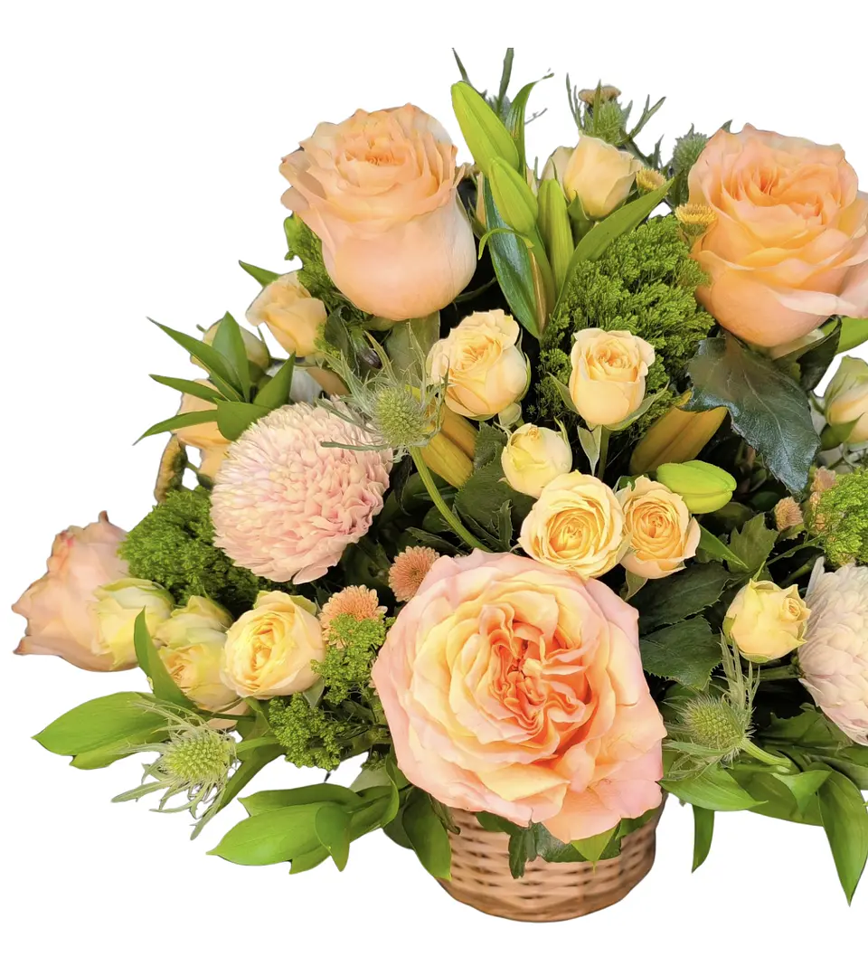 Cesta glorious peach 2