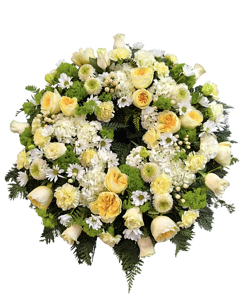 Corona de condolencia Pastel