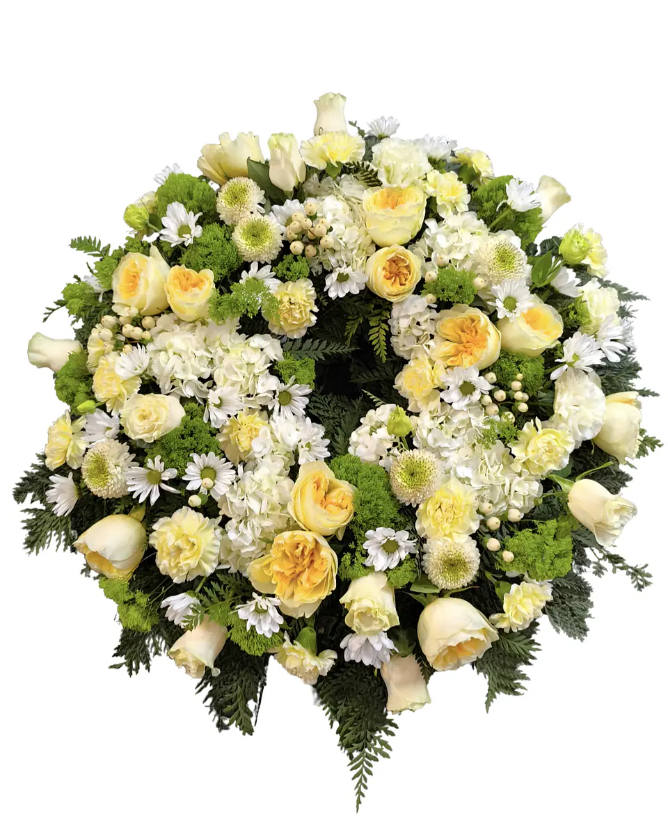 Corona de condolencia Pastel 1