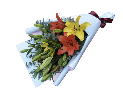 Ramo de liliums surtidos 