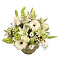 Pecera de flores mixtas surtidas en tonos blancos  - Miniatura 1