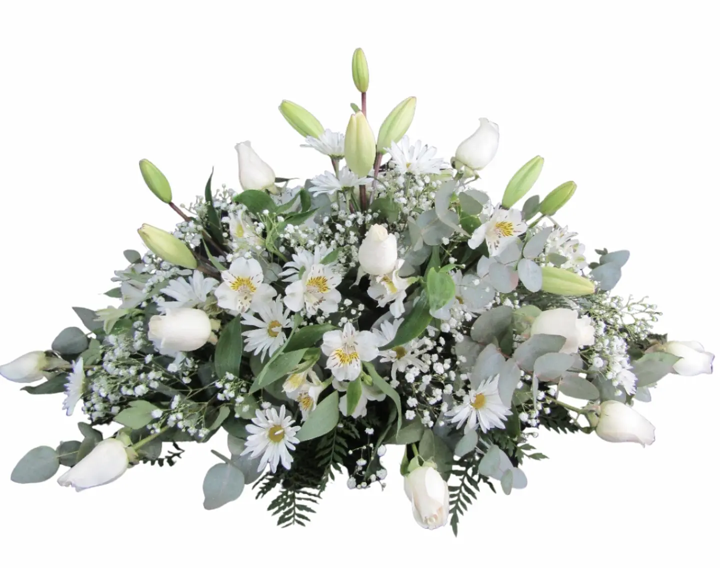 Cojín fúnebre blanco 1