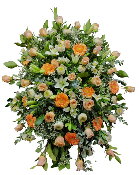 Medallón premium de condolencias pastel