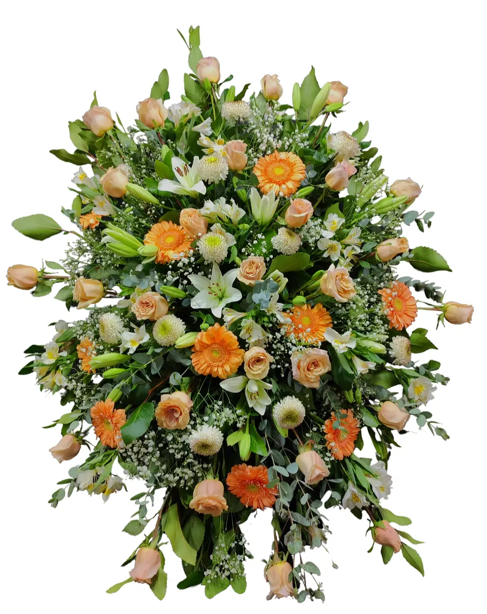 Medallón premium de condolencias pastel 1