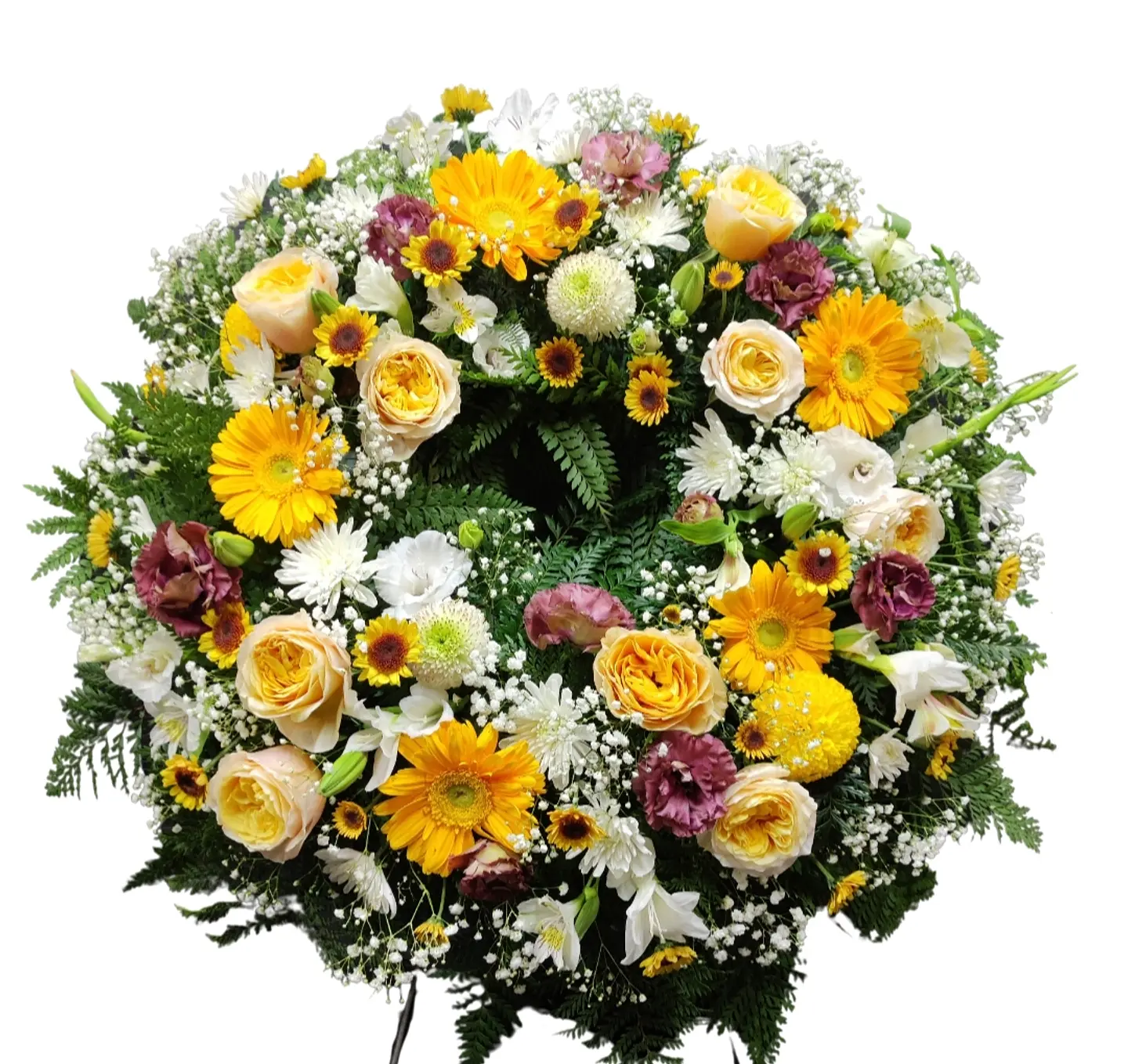 Corona de condolencias otoñal 1