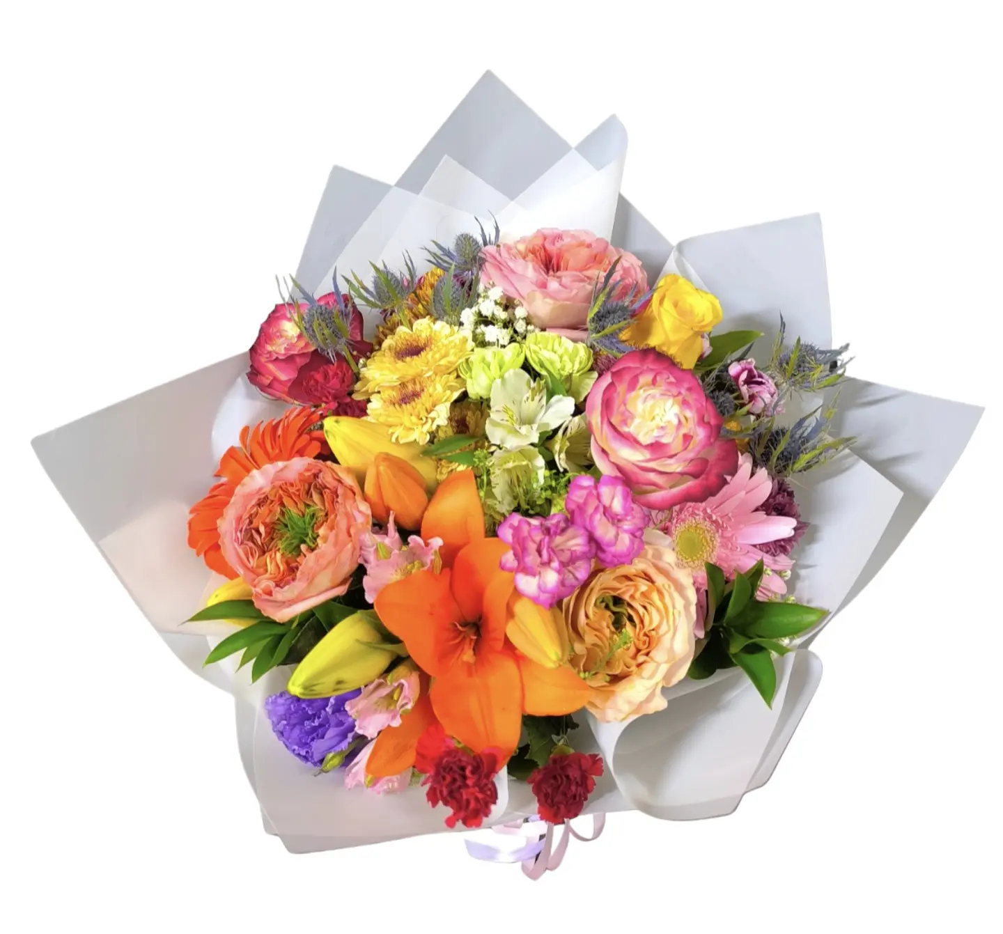 Ramo mix garden roses. 2