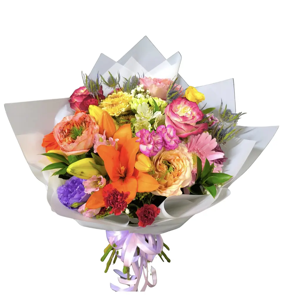 Ramo mix garden roses. 3