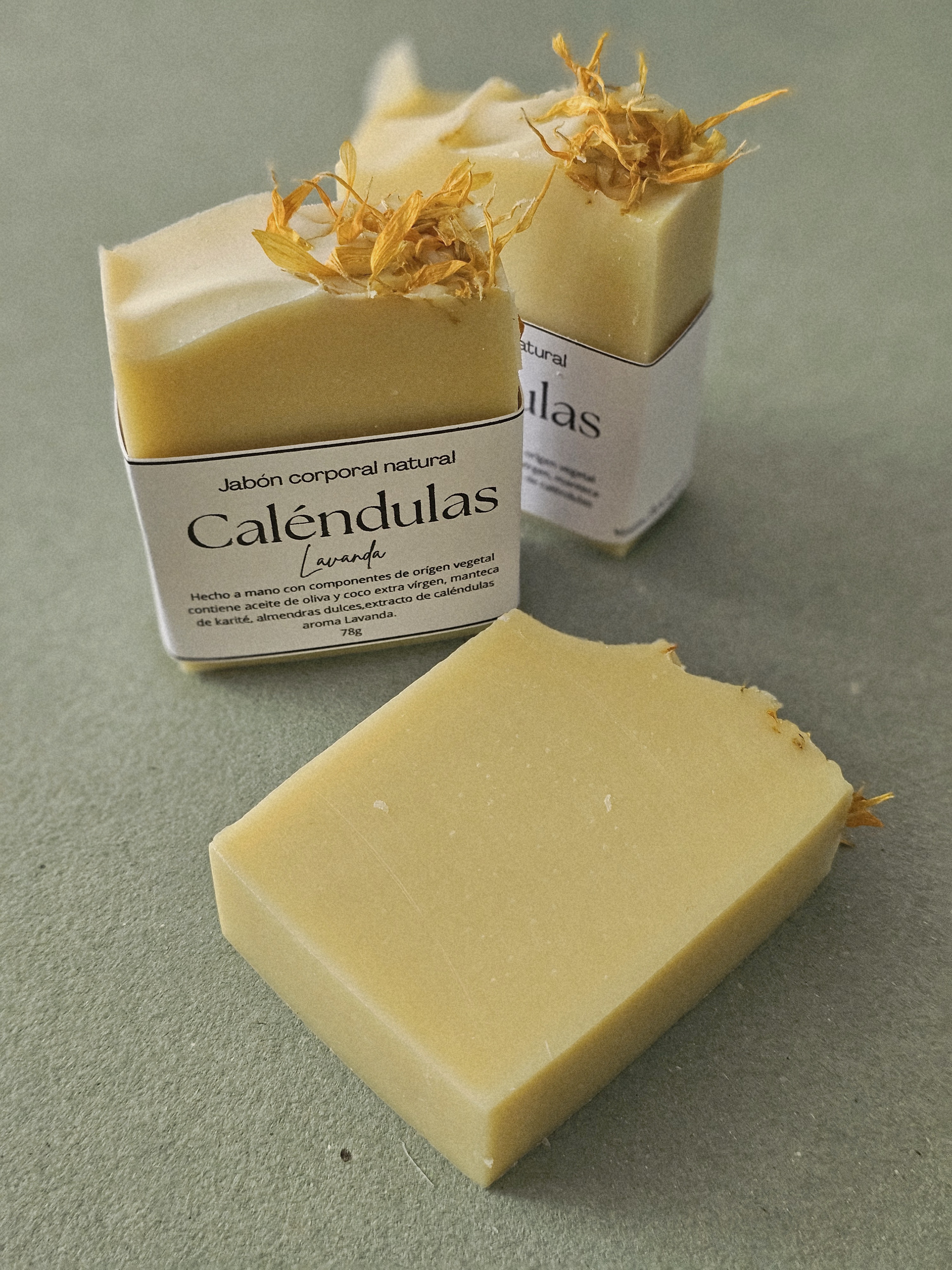Jabón de caléndula y lavanda