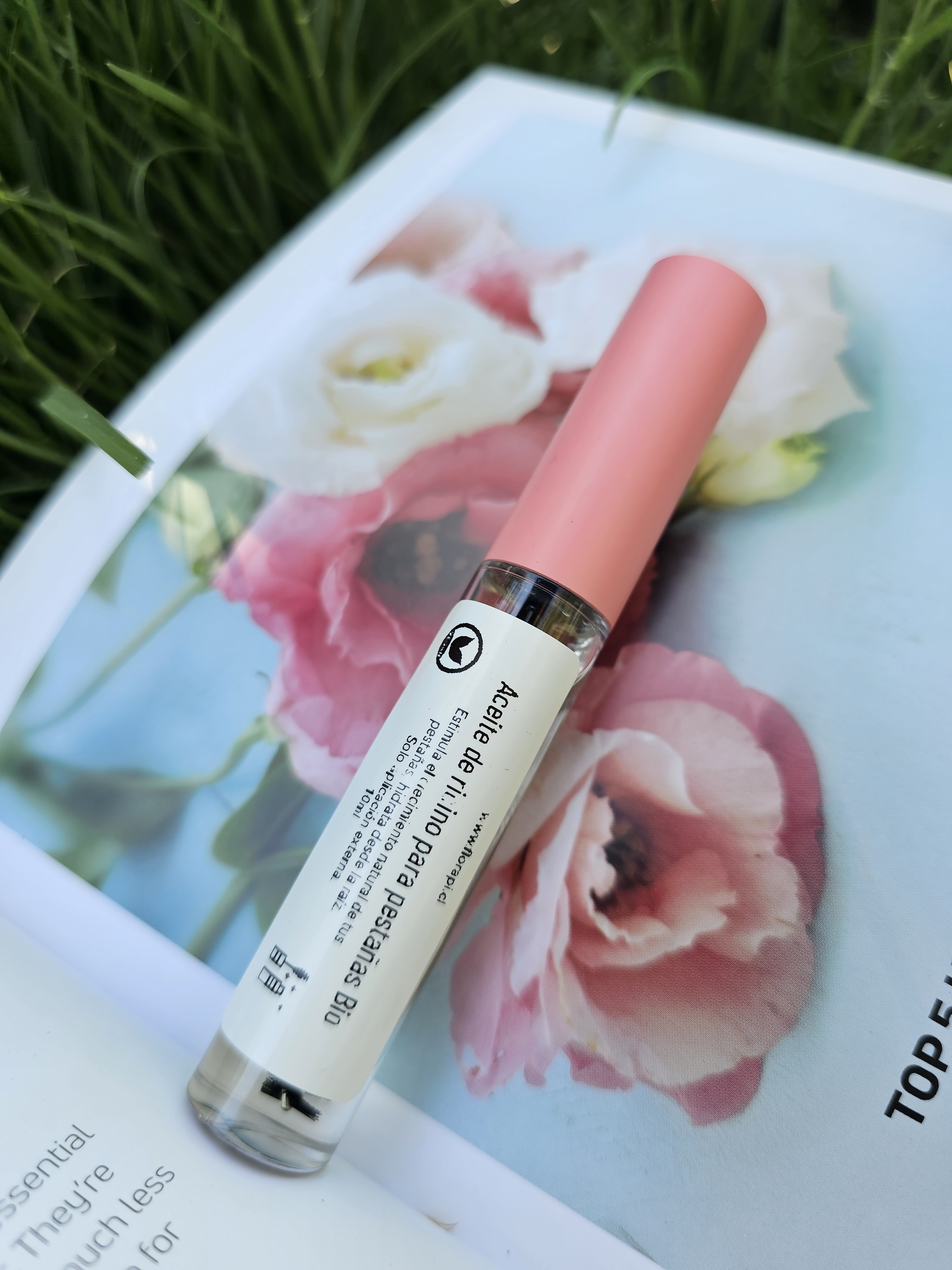 Aceite de ricino para pestañas