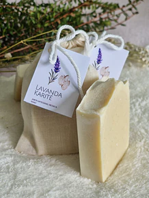 Jabón manteca de karité lavanda y avena